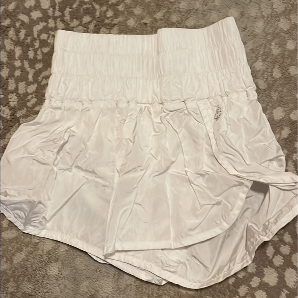 white free people shorts